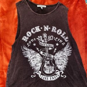 “Rock n Roll” Loose Fitted Tank Top